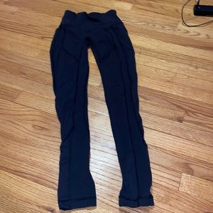 Black Lululemon Leggings Size 2